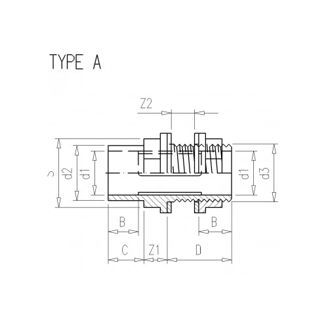 Mynd af PVC Tankatengi 2" x 50-63mm