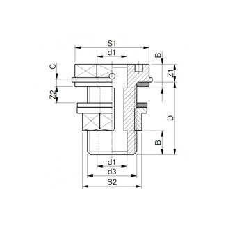 Mynd af PVC Nippil Tankatengi 2"