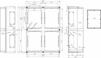 Mynd af Kassi án loks EK 760x560x150