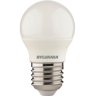 Mynd af LED E27 kúlupera frá Sylvania, ódimmanleg
