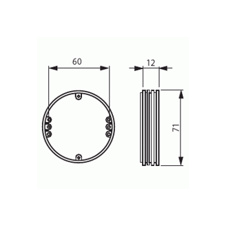 Mynd af Framlenging á ABB rofadós 13mm