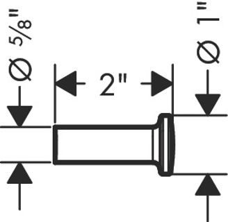 Mynd af AXOR Universal Circular snagi Króm
