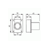 Mynd af Plötuhólkur ABB 1x20mm