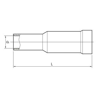 Mynd af Hringhulsa 0,75-1,5mm² Rautt