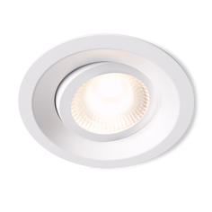 Mynd af Plejd Innfelt Hvítt ljós, stillanlegt Ø 83mm 