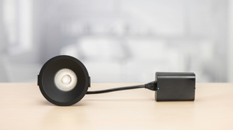 Mynd af Plejd Innfelt Svart ljós, fast Ø 83mm 