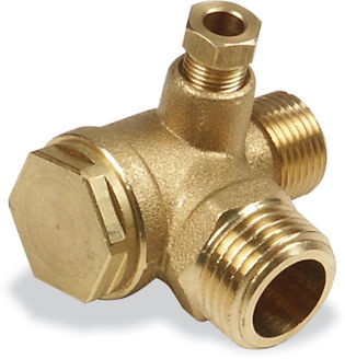 Mynd af Einstefnulok 1/2" - 3/8" utansn