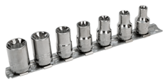 Mynd af E-toppasett 3/8" 7stk