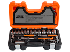 Mynd af Topplyklasett 1/4" og 1/2"