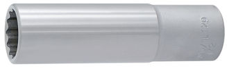 Mynd af Toppur langur tommumál - 1/2" drif  6p