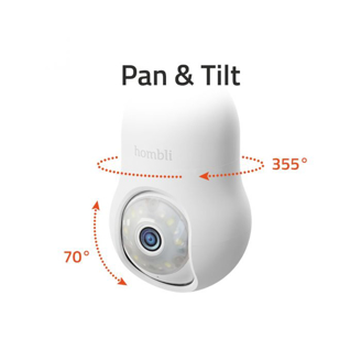 Mynd af Wifi inni hreyfanleg myndavél 2K hvít E27