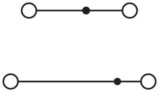 Mynd af Raðtengi-2f. 2,5mm² PTTB 2,5 Gr/Sv