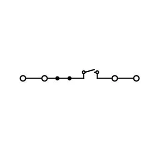 Mynd af Roftengi 2,5mm² 2/2 blátt 