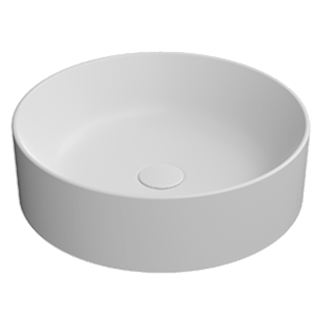Mynd af GSI Kube X handlaug Ø45cm Hvítur Matt