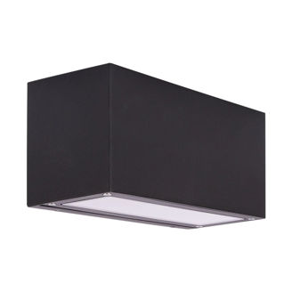 Mynd af Veggljós Case 1x12W IP55 3000K Svart 