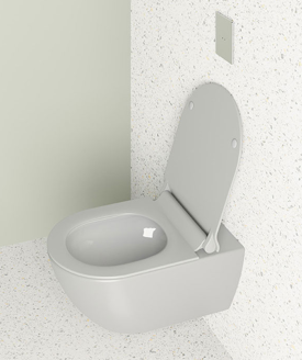 Mynd af GSI Pura salerni vegghengt 55x36cm Cenere Matt