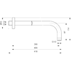 Mynd af Ideal Standard IDEALRAIN sturturör 400mm Burstað gull