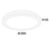 Mynd af SLC Space kúpull Ø300mm 22W Svartur