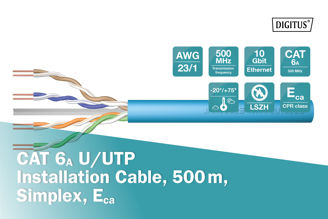 Mynd af Cat6A U/UTP HF. 500m
