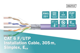 Mynd af Cat6 F/UTP HF. 305m