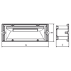 Mynd af Quantum LED 4.2W lárétt 3000K Asym 460lm