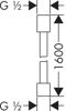 Mynd af AXOR Starck sturtubarki 160cm Svartur matt