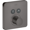 Mynd af AXOR ShowerSolutions hitastillir innbyggður Svart burstað króm