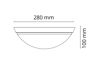 Mynd af CALANDO LED loftljós 10W Stál 280mm