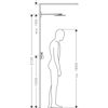 Mynd af AXOR ShowerSolutions sturtuhaus Ø300mm í vegg Króm