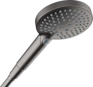 Mynd af Hansgrohe Raindance Select S handsturta Ø120mm Svart burstað króm