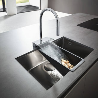 Mynd af Hansgrohe F14 Multifunctional sigti f. vask Svartur matt