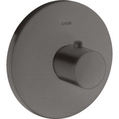 Mynd af AXOR Uno HighFlow innb. hitastillir Svart burstað króm