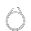 Mynd af Hansgrohe Isiflex sturtubarki 160cm Burstað Brons