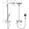Mynd af Hansgrohe Raindance Select E 300 3jet sturtusett Króm