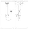 Mynd af Hansgrohe Raindance Select E 300 3jet sturtusett Króm