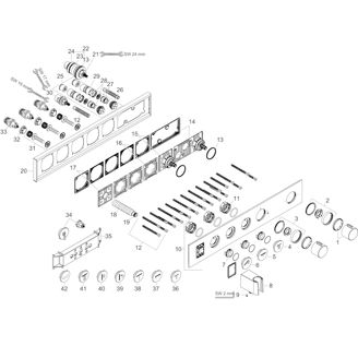 Mynd af AXOR ShowerSolutions Select 530/90 innb. hitastillir Króm