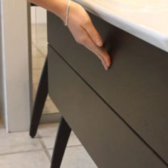Mynd af Luna Push open fyrir tvær skúffur 60 cm