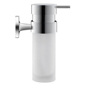 Mynd af Duravit Strack T sápuskammtari á vegg Króm