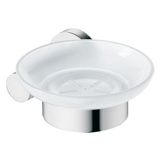 Mynd af Duravit D-Code sápuskál á vegg Króm