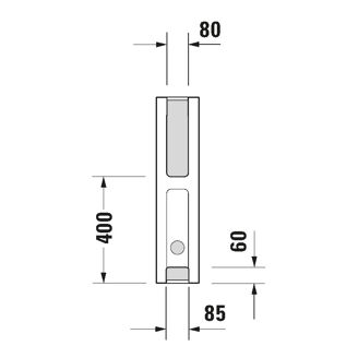 Mynd af Duravit Starck 3 standur 