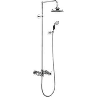 Mynd af Burlington Eden Thermostatic sturtusett m. handsturtu Króm