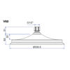 Mynd af Burlington AirBurst sturtuhaus Ø330mm Króm