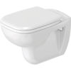 Mynd af Duravit D-Code vegghengt salerni m. hæglokandi setu Hvítur glans