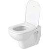 Mynd af Duravit D-Code vegghengt salerni m. hæglokandi setu Hvítur glans