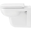 Mynd af Duravit D-Code vegghengt salerni m. hæglokandi setu Hvítur glans