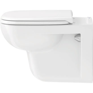 Mynd af Duravit D-Code vegghengt salerni m. hæglokandi setu Hvítur glans