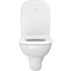 Mynd af Duravit D-Code vegghengt salerni m. hæglokandi setu Hvítur glans