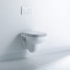 Mynd af Duravit D-Code vegghengt salerni m. hæglokandi setu Hvítur glans