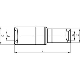 Mynd af Tengihólkur Ál/Cu  50/25mm²