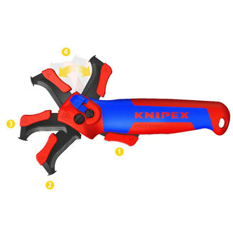 Mynd af Knipex afeinangrunarhnífur